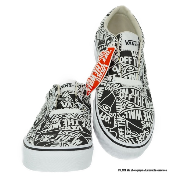 VN0A3MWAUZ91 VANS Doheny OTW Repeat (White) Big Kid's Low Top Canvas Shoes - Picture 2 of 6
